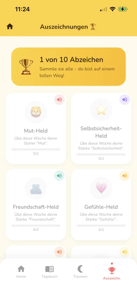 Auszeichnungen in Aliya
